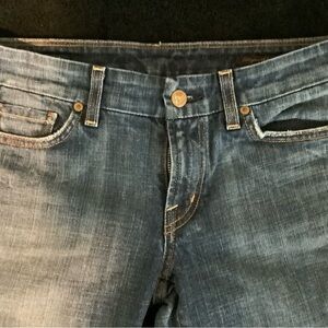 7 For All Mankind Dark Blue Stretch Jeans